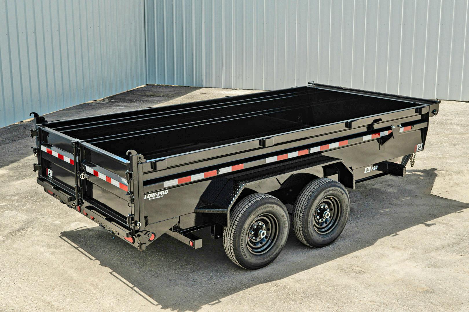 PJ Trailers 14'x83" Low Pro Dump Trailer w/ 2' Sides (DL) - Image 21