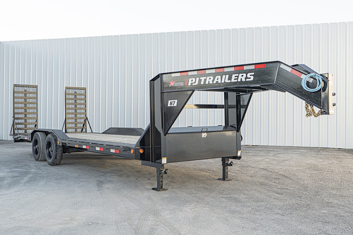 PJ Trailers 24'x102" Gooseneck 10" Pro I-Beam S/W Equipment Trailer (H7) - Image 2