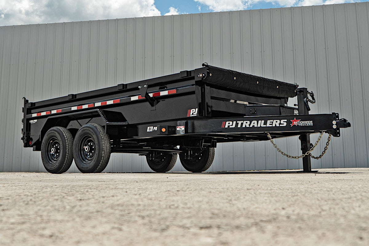 PJ Trailers 14'x83" Low Pro Dump Trailer w/ 2' Sides (DL) - Image 7