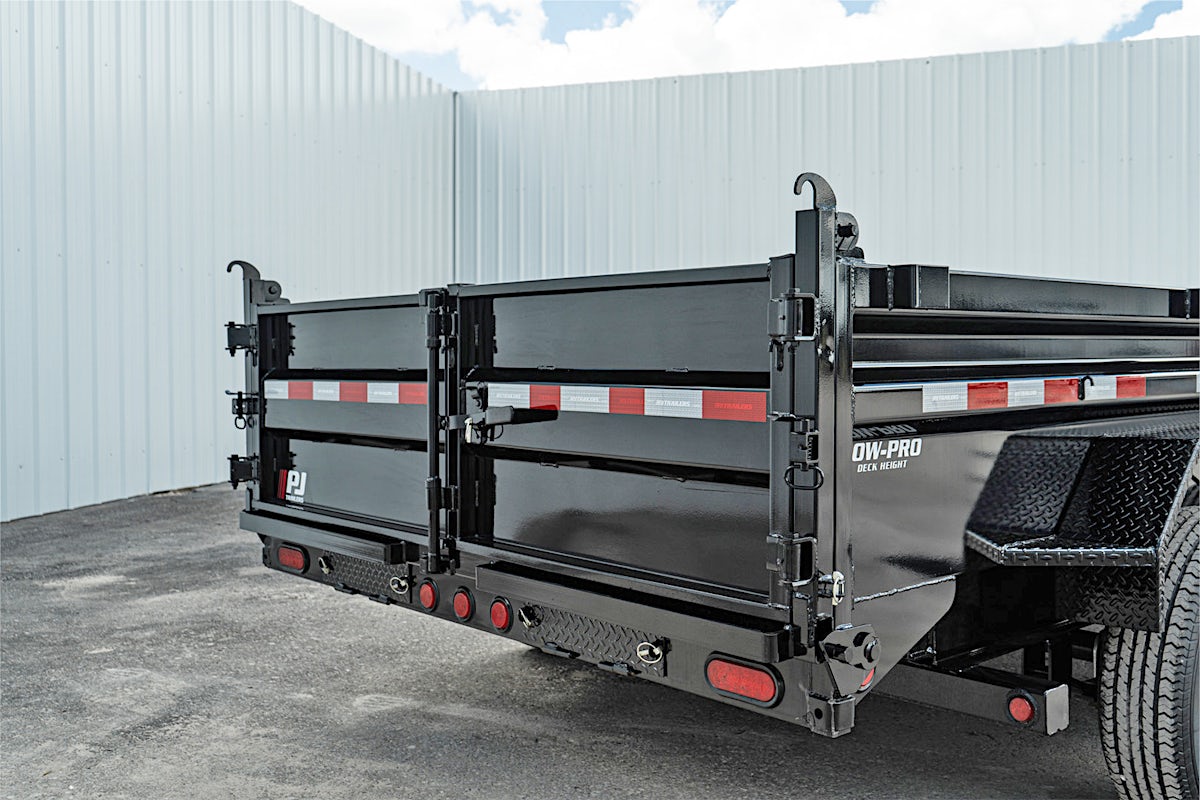 PJ Trailers 14'x83" Low Pro Dump Trailer w/ 2' Sides (DL) - Image 25