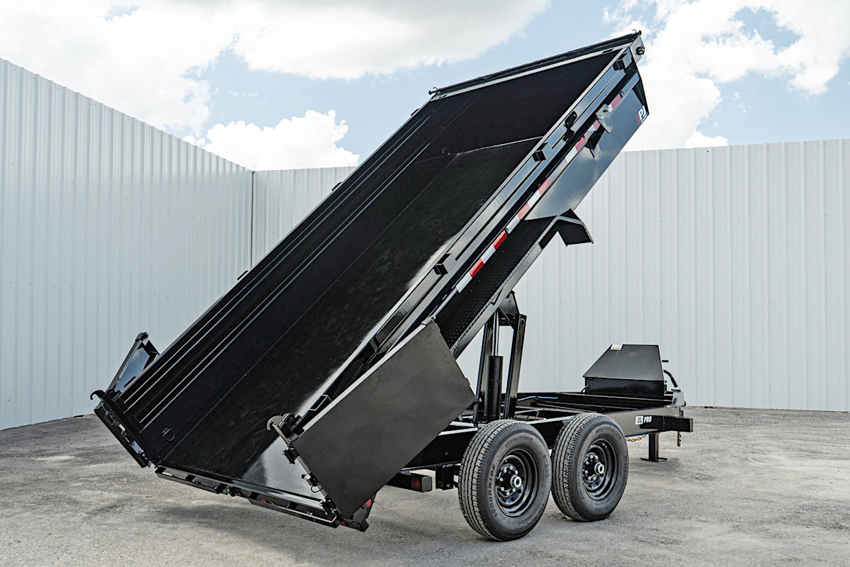 PJ Trailers 14'x83" Low Pro Dump Trailer w/ 2' Sides (DL) - Image 29