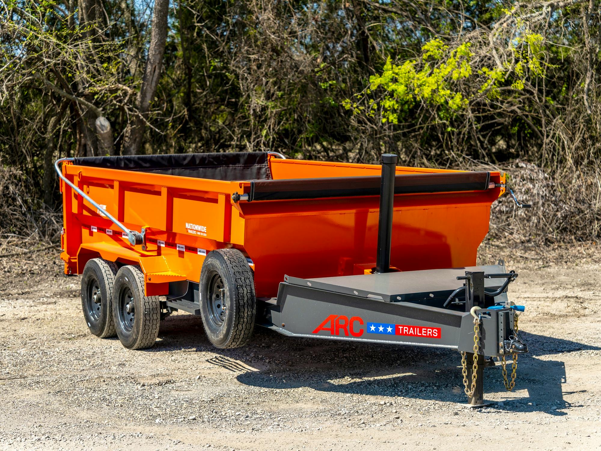ARC Trailers 14'x83" Telescopic Dump Trailer w/ 3' Sides (BDT) - Stock #85090 - Image 1 of 3