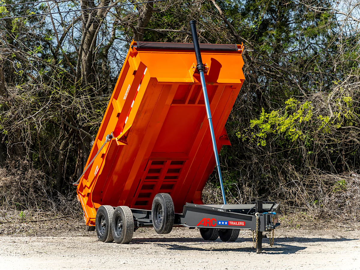 ARC Trailers 14'x83" Telescopic Dump Trailer w/ 3' Sides (BDT) - Stock #85090 - Image 2 of 3 ARC Trailers 14'x83" Telescopic Dump Trailer w/ 3' Sides (BDT) - Stock #85090 - Image 2 of 3