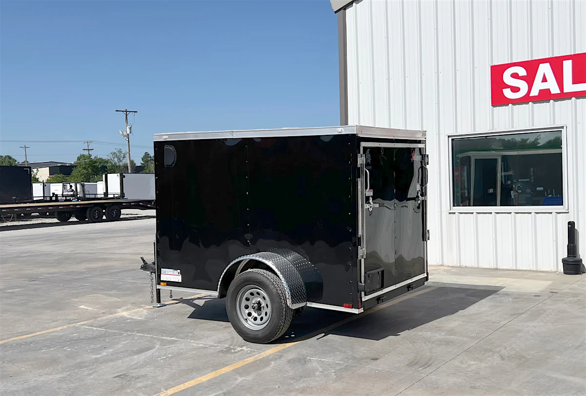 Spartan 5'x8' Enclosed Cargo w/Single Axle (E6) - Stock #85096 - Image 3 of 7 Spartan 5'x8' Enclosed Cargo w/Single Axle (E6) - Stock #85096 - Image 3 of 7