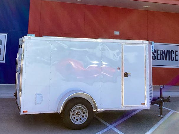 Spartan 5'x10' Enclosed Cargo Trailer w/ Rear Ramp Door (C1) - Stock #85097 - Image 3 of 5