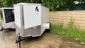 Spartan 5'x10' Enclosed Cargo Trailer w/ Rear Ramp Door (C1)