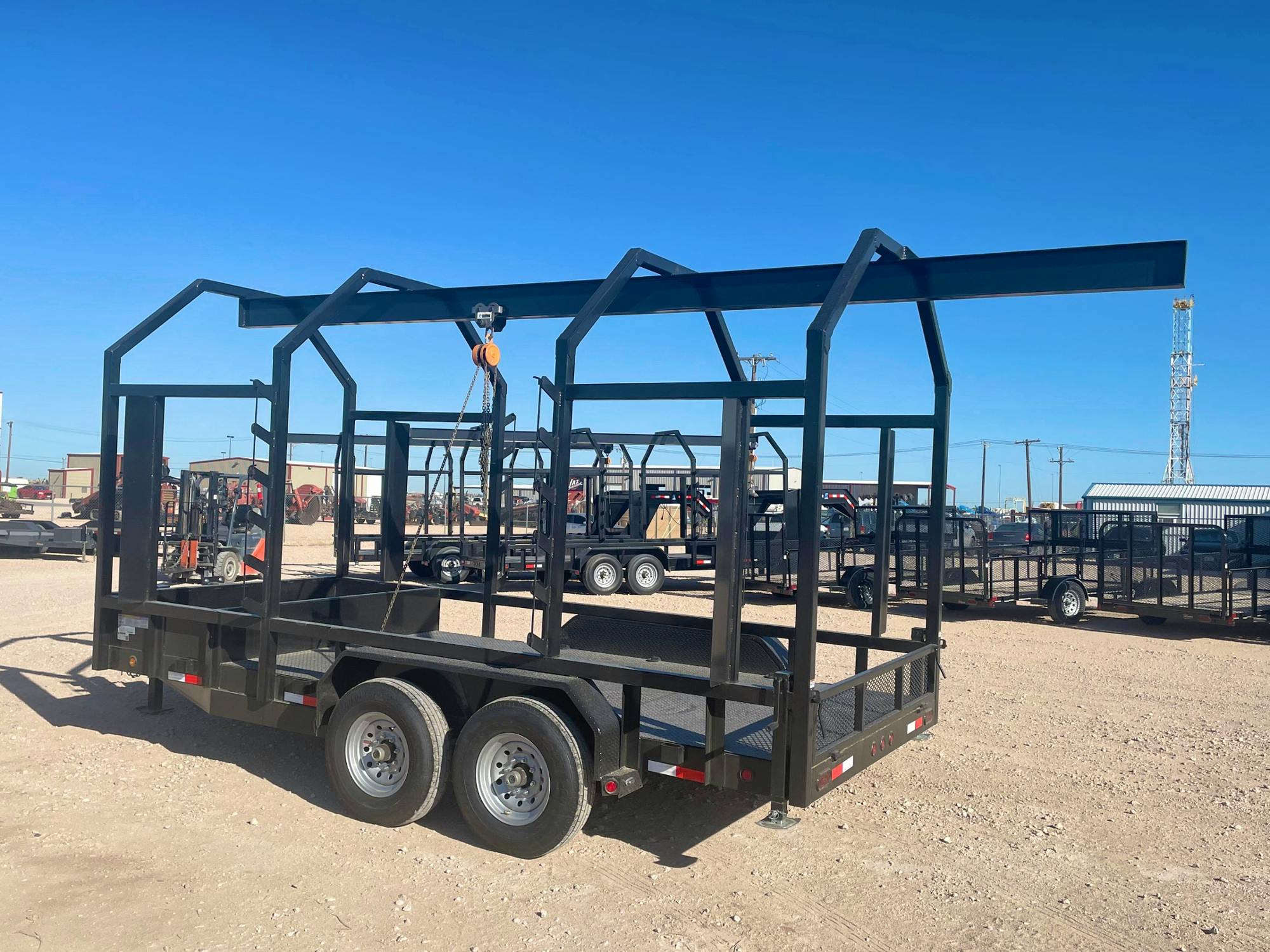 AT Trailers 16'x83" Monorail Oilfield Trailer (SM) - Image 4