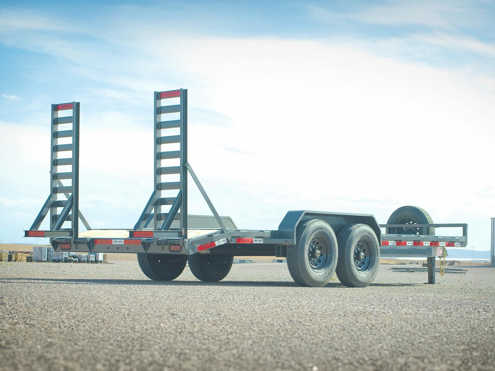 ARC Trailers 20'x83" General Purpose 14K Equipment Trailer (BEG) - Stock #85110 - Image 4 of 7