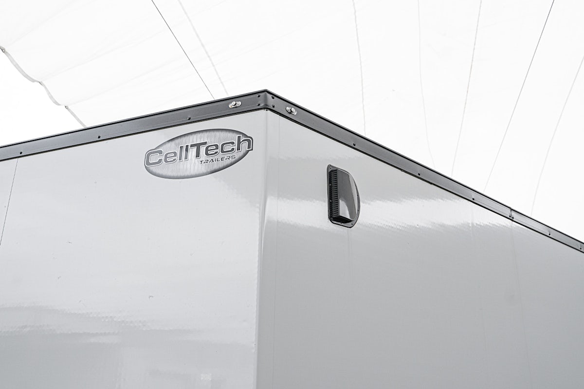 CellTech 7'x16' All-Steel Enclosed Cargo Trailer w/ Rear Ramp Door (C2) - Image 9