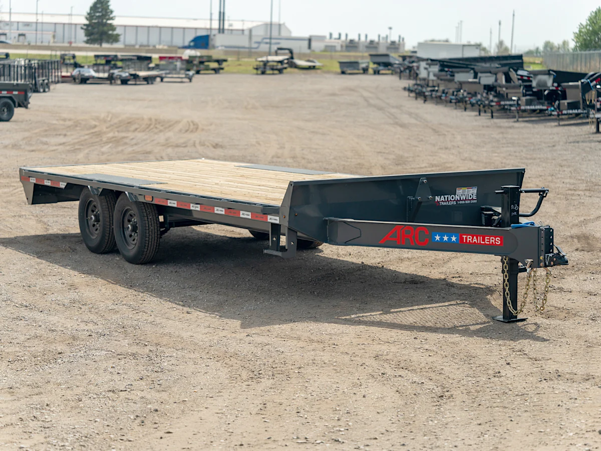 ARC Trailers 20'x102" 8" I-beam Deckover Trailer (BDS) - Stock #85113 - Image 1 of 2 ARC Trailers 20'x102" 8" I-beam Deckover Trailer (BDS) - Stock #85113 - Image 1 of 2