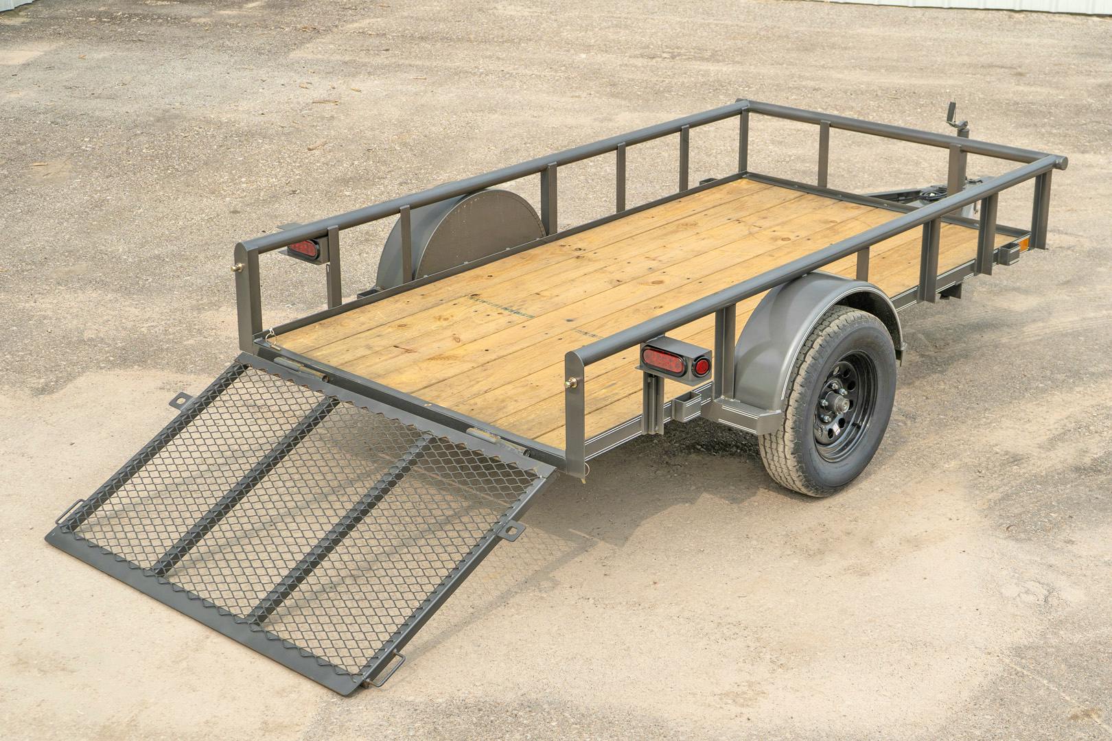 Texas Bragg 10'x60" Utility Trailer w/ 3' Gate (U1) - Stock #85127 - Image 3 of 8