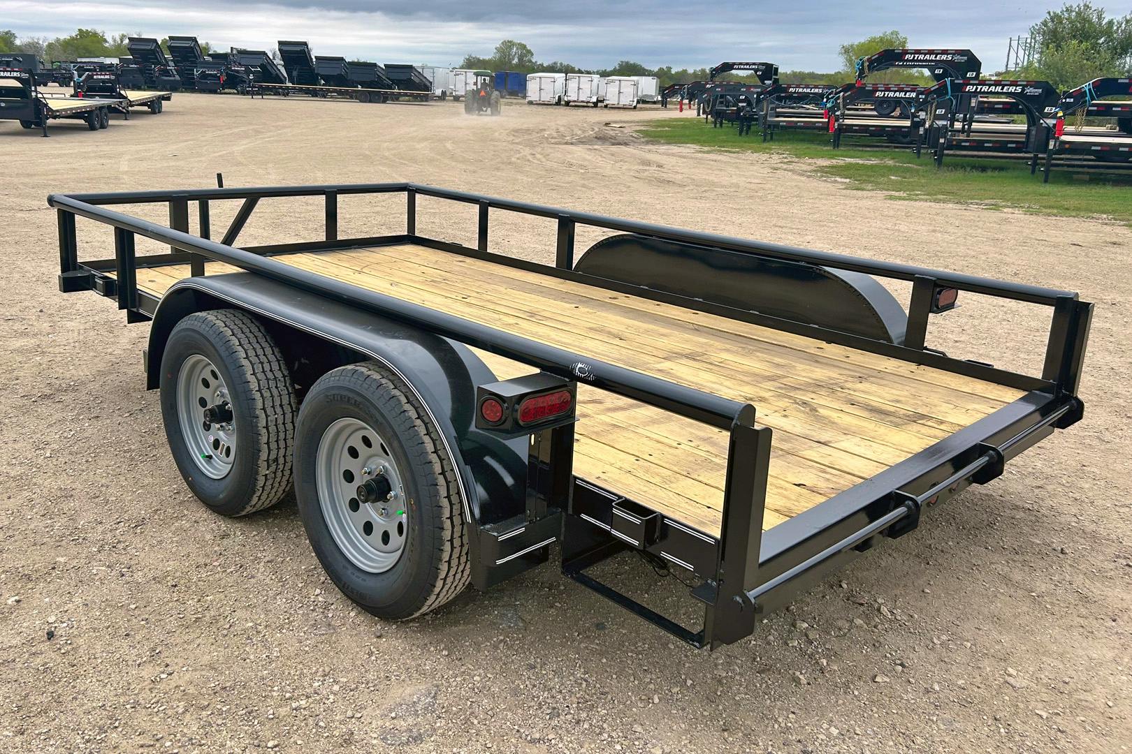 Texas Bragg 12'x77" Utility Trailer w/ Slide-In Ramps (U2) - Image 3