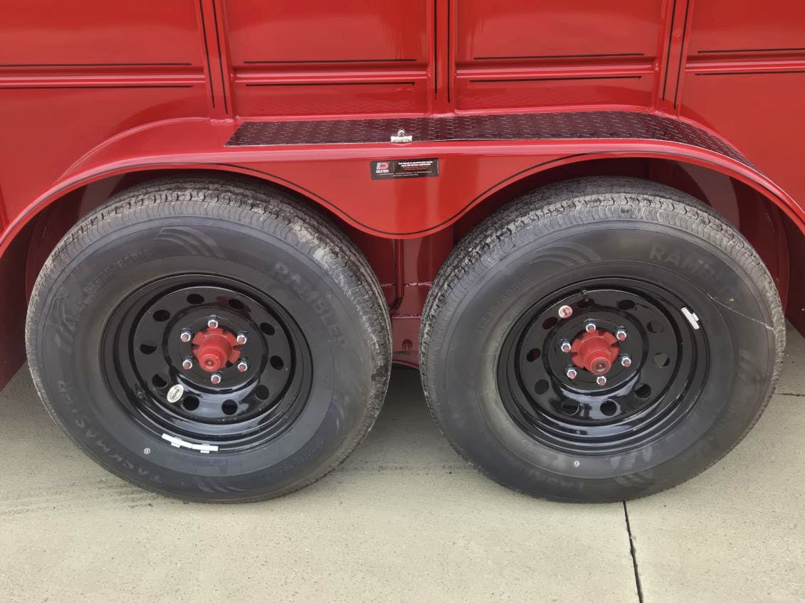 Delta 16' 500 Series 3-Horse Slant Stock Combo Trailer (RH) - Stock #85132 - Image 2 of 9