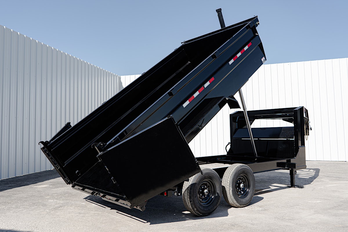 PJ Trailers 14'x83" GN Telescopic Dump Trailer w/ 3' Sides (DT) - Image 30