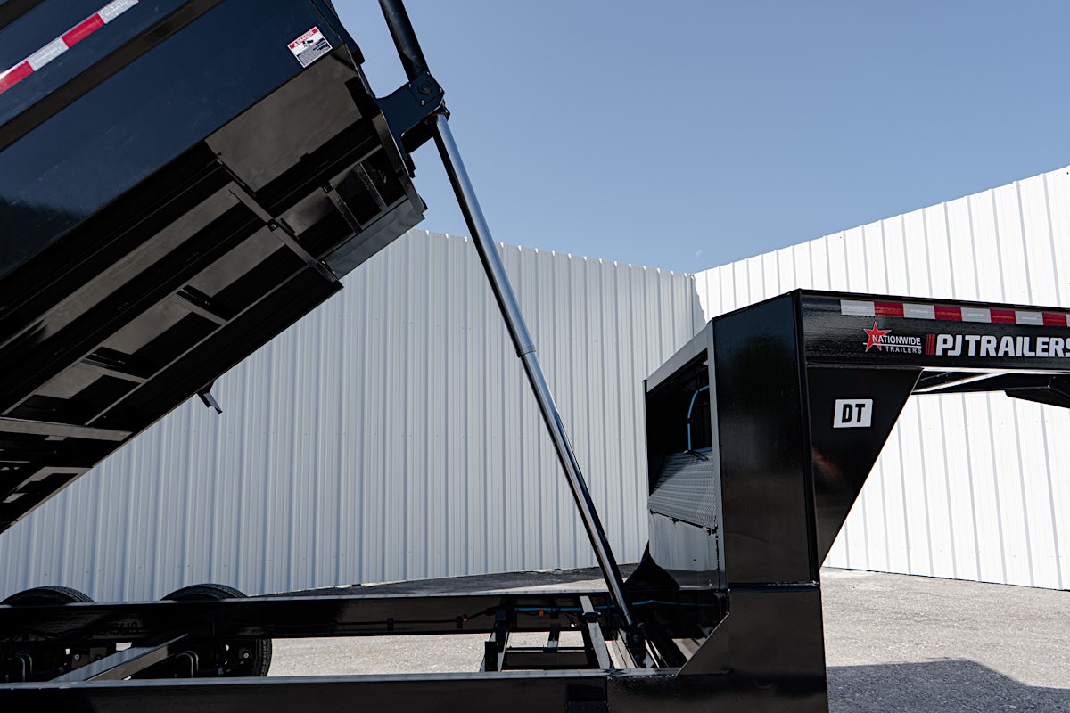 PJ Trailers 14'x83" GN Telescopic Dump Trailer w/ 3' Sides (DT) - Image 34