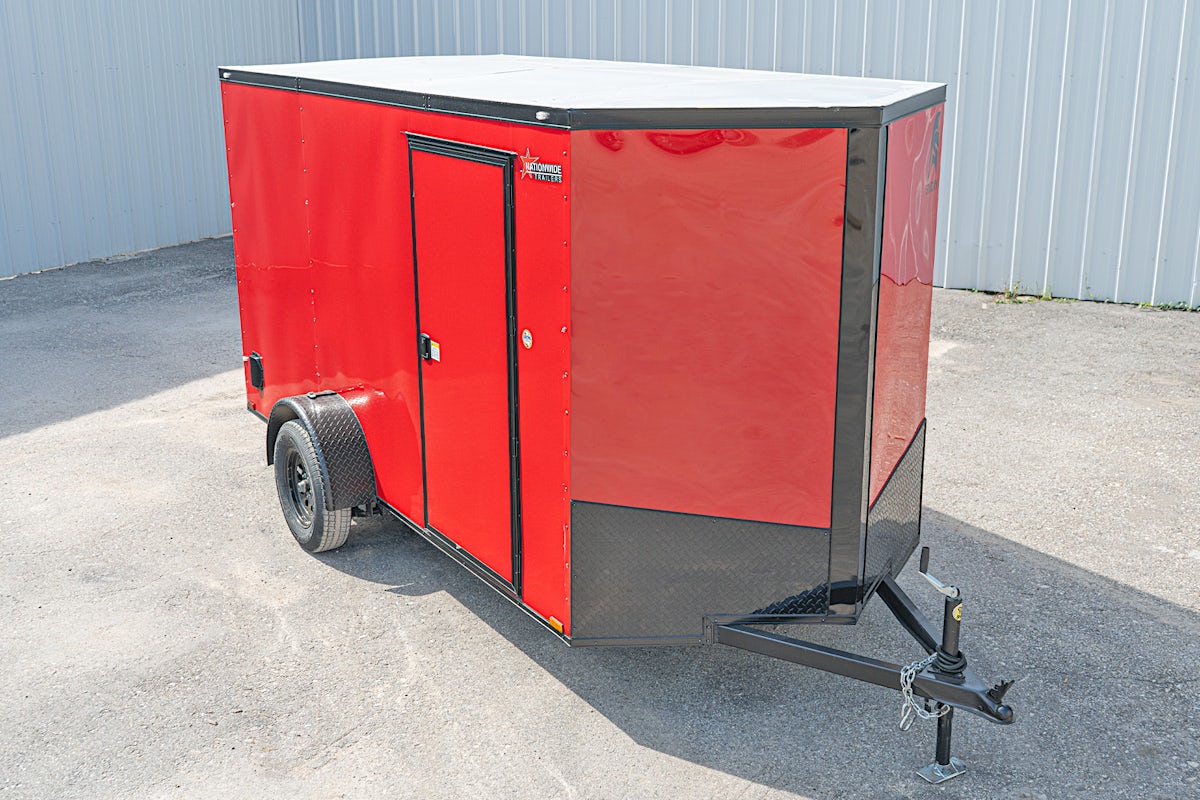 Spartan 6'x12' Enclosed Cargo Trailer w/ Rear Ramp Door (C1) - Image 1