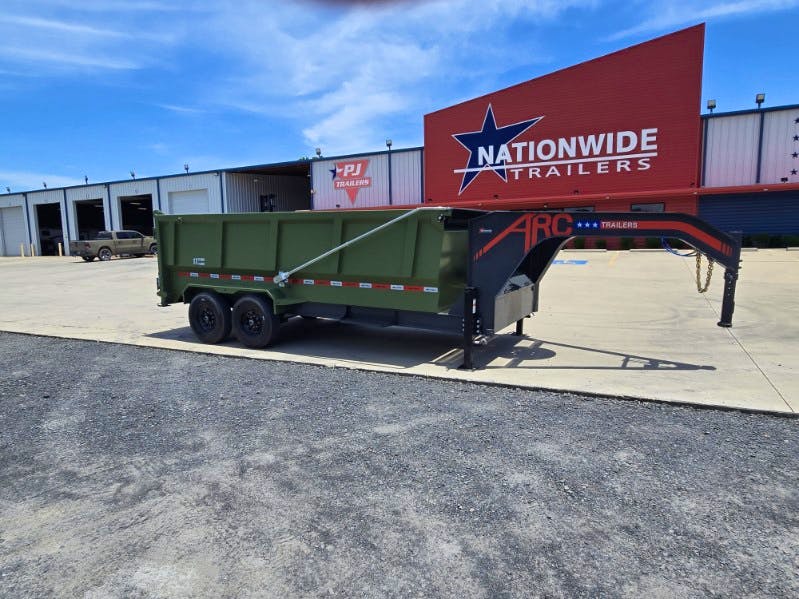 ARC Trailers ARC GDT 16' × 83" Telescopic Dump Trailer