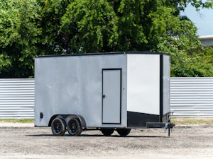 Spartan 7'x16' Enclosed Cargo Trailer w/ Rear Ramp Door (C2)