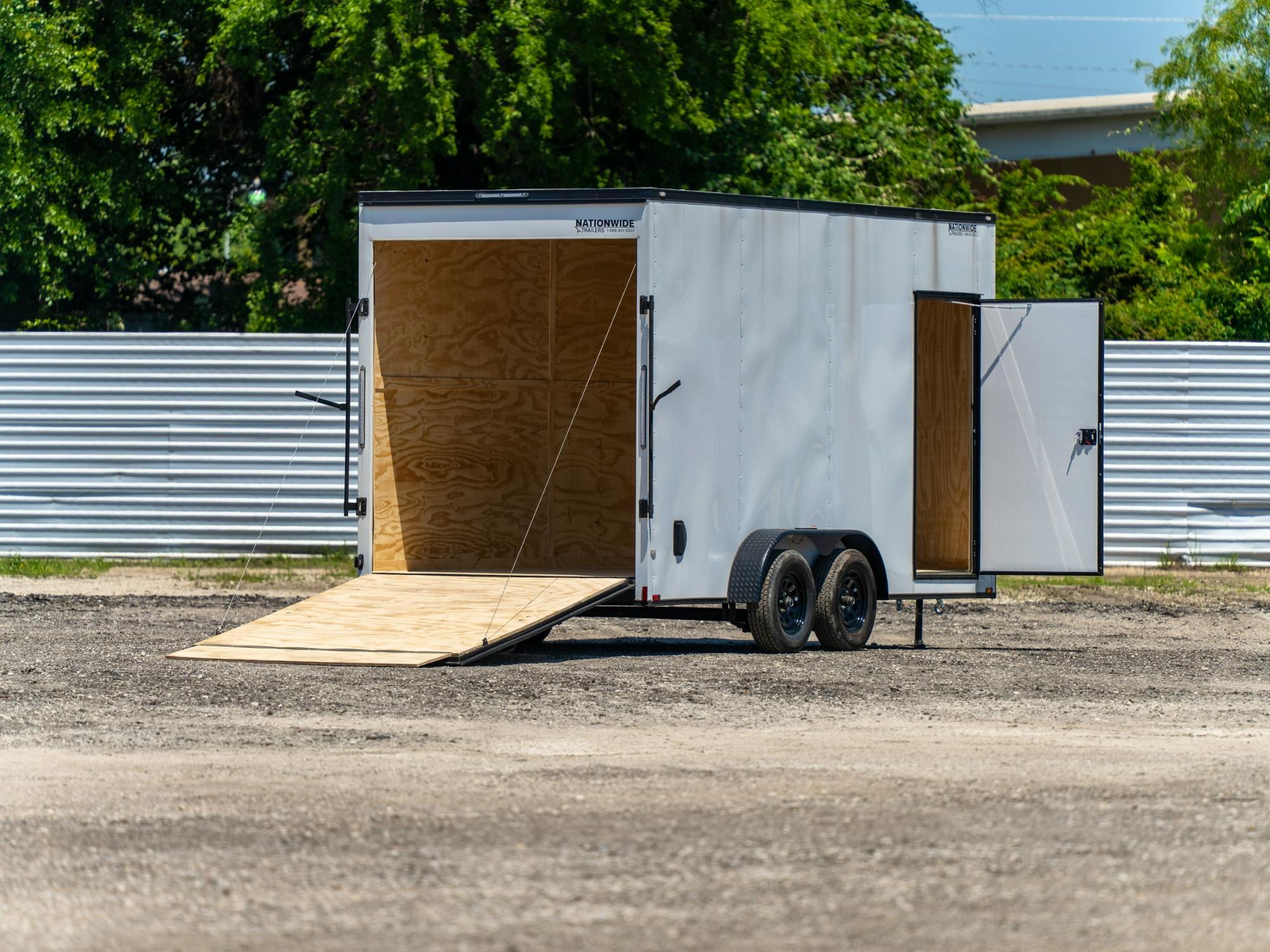 Spartan 7'x16' Enclosed Cargo Trailer w/ Rear Ramp Door (C2) - Stock #85181 - Image 4 of 4
