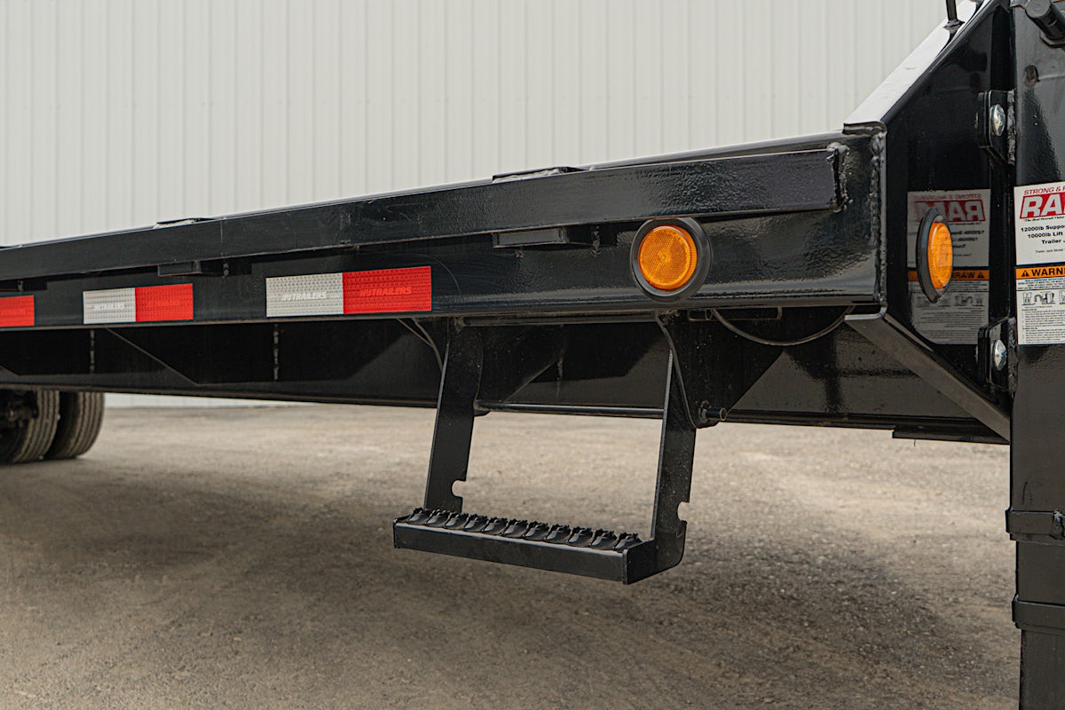 PJ Trailers 34'x102" Gooseneck Low Pro Flatbed Trailer w/ Duals (LD) - Image 7