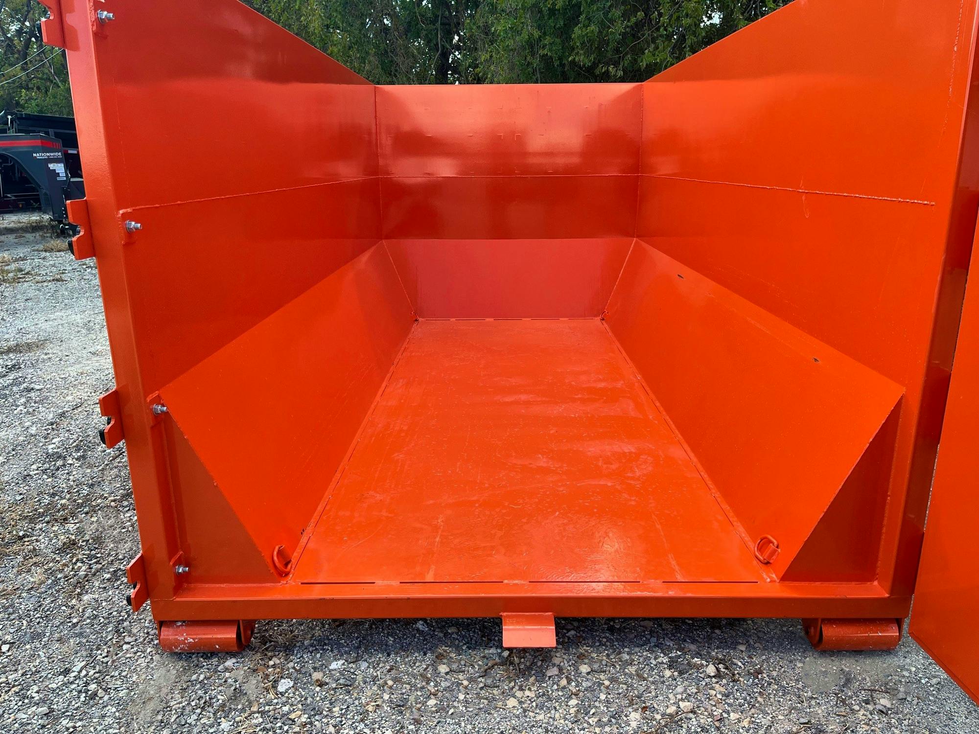 ARC Trailers 14' 20YD Steel Dumpster Bin w/ 6' Sides