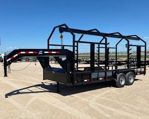 AT Trailers 20'x83" Gooseneck Monorail Oilfield Trailer (SM)