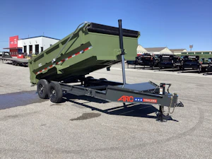 ARC Trailers 14'x83" Telescopic Dump Trailer w/ 3' Sides (BDT)