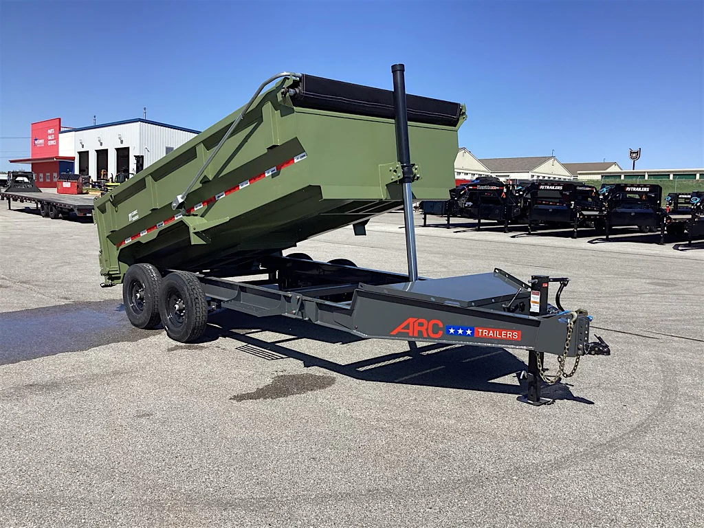 ARC Trailers 14'x83" Telescopic Dump Trailer w/ 3' Sides (BDT) - Stock #85224 - Image 1 of 13 ARC Trailers 14'x83" Telescopic Dump Trailer w/ 3' Sides (BDT) - Stock #85224 - Image 1 of 13