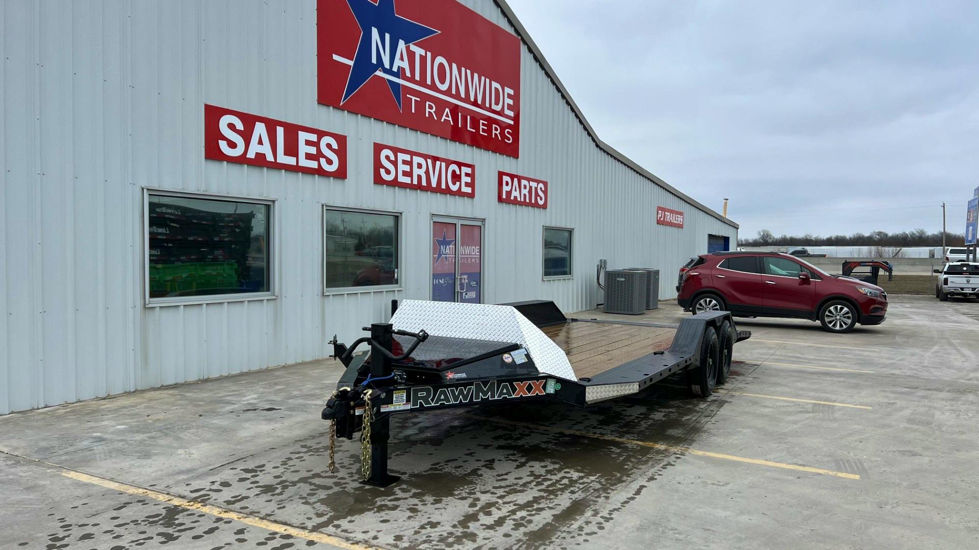 RawMaxx 20'x102" SLX Stealth X Car Trailer (SLX) - Stock #85272 - Image 7 of 7