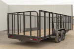 X-ON 20'x83" Landscape Trailer w/ 4' Sides & 4' Gate (L2) Stock #85279 - 10 more images
