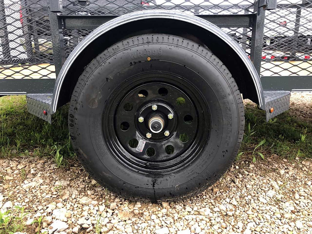 X-ON 14'x77" Landscape Trailer w/ 2' Sides & 4' Gate (L1) - Image 7