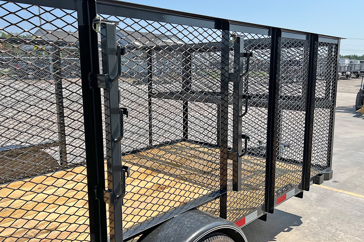 X-ON 12'x77" Landscape Trailer w/ 4' Sides & 4' Gate (L1) - Image 6