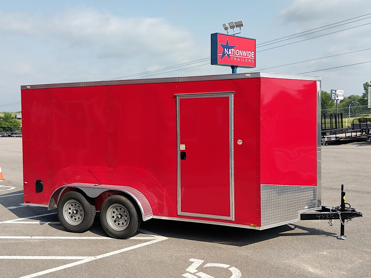 Spartan 7'x14' Enclosed Cargo Trailer w/ Rear Ramp Door (C2) - Image 2