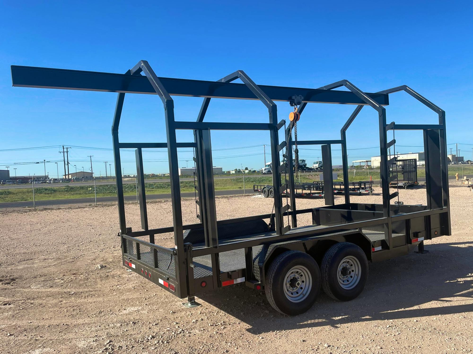 AT Trailers 16'x83" Monorail Oilfield Trailer (SM) - Stock #85348 - Image 3 of 5