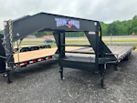 Texas Bragg 28'X102" Gooseneck Flatbed Trailer w/ 5' Dovetail Stock #85369 - Thumbnail 2