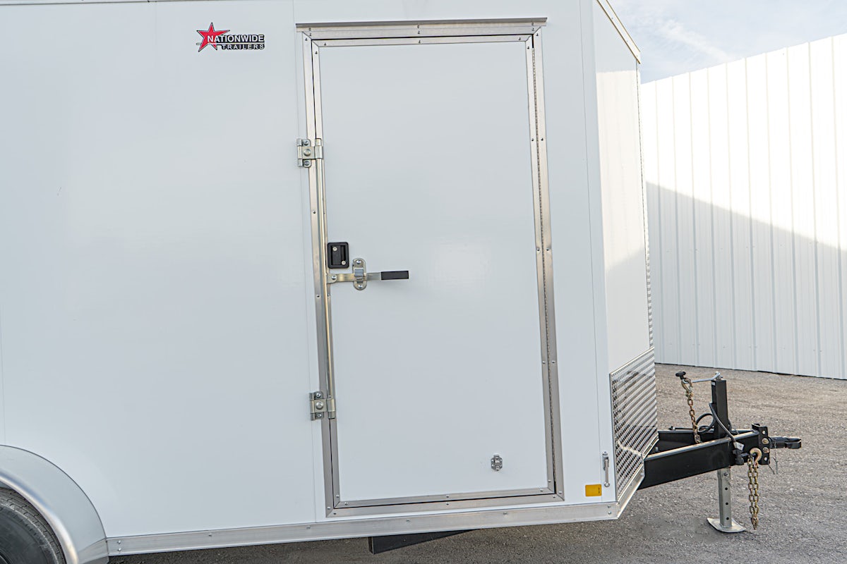 CellTech 7'x16' All-Steel Enclosed Cargo Trailer w/ Rear Ramp Door (C2) - Image 6