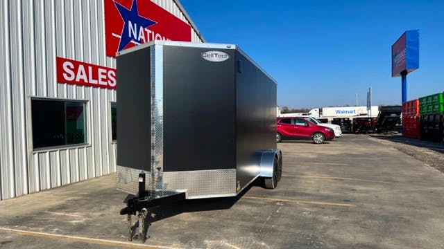 CellTech 7'x16' All-Steel Enclosed Cargo Trailer w/ Rear Ramp Door (C2) - Image 8