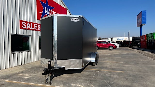 CellTech 7'x16' All-Steel Enclosed Cargo Trailer w/ Rear Ramp Door (C2) - Image 8