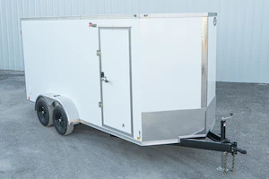CellTech 7'x16' All-Steel Enclosed Cargo Trailer w/ Rear Barn Doors (C2)
