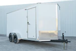 CellTech 7'x16' All-Steel Enclosed Cargo Trailer w/ Rear Barn Doors (C2) Stock #85375 - Thumbnail 2