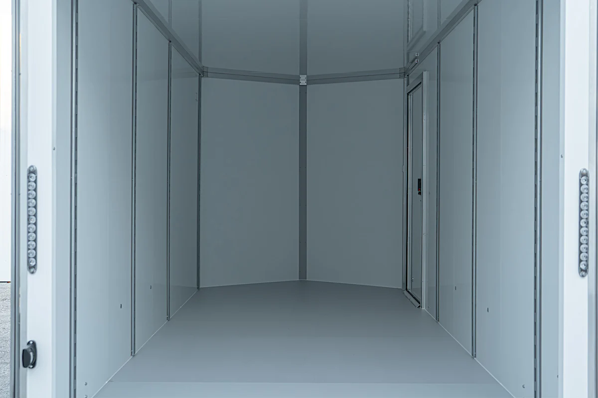 CellTech 7'x16' All-Steel Enclosed Cargo Trailer w/ Rear Barn Doors (C2) - Stock #85375 - Image 9 of 19 CellTech 7'x16' All-Steel Enclosed Cargo Trailer w/ Rear Barn Doors (C2) - Stock #85375 - Image 9 of 19