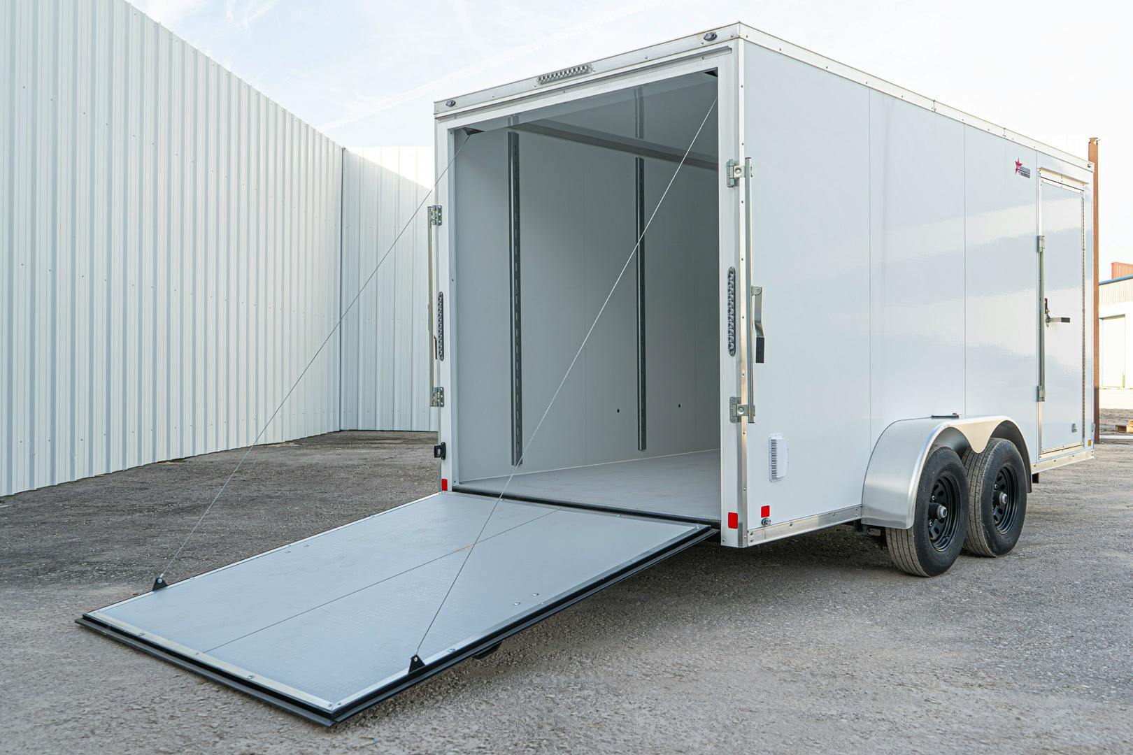 CellTech 7'x16' All-Steel Enclosed Cargo Trailer w/ Rear Ramp Door (C2) - Image 11