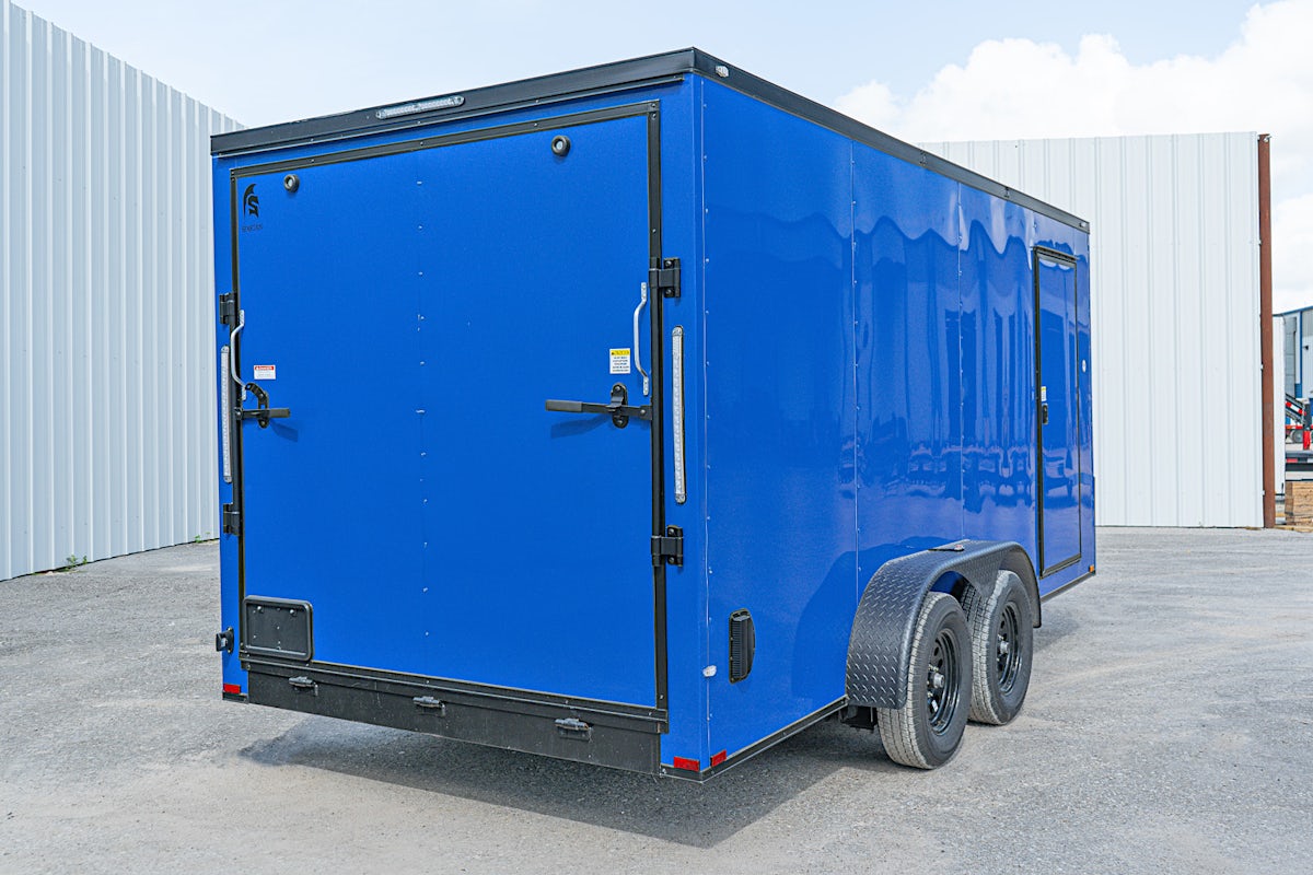 Spartan 7'x16' Enclosed Cargo Trailer w/ Rear Ramp Door (C2) - Image 11
