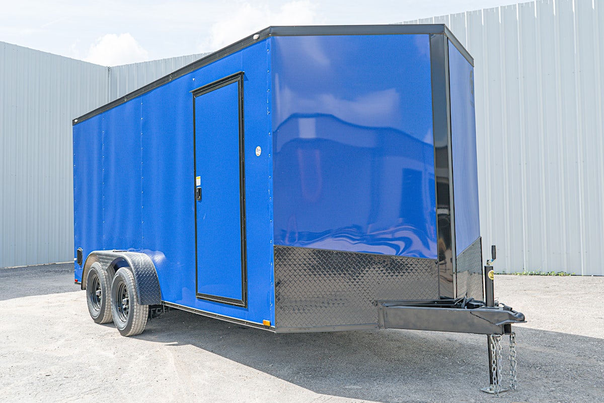 Spartan 7'x16' Enclosed Cargo Trailer w/ Rear Ramp Door (C2) - Image 2