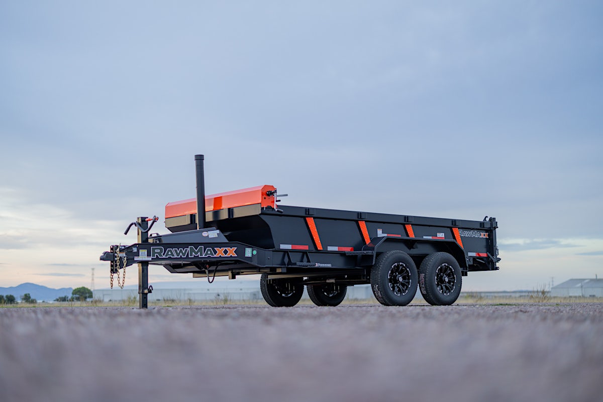 RawMaxx 14'x83" Telescopic Dump Trailer w/ 3ft Sides (LPXT) - Image 3