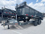 RawMaxx 14'x83" Telescopic Dump Trailer w/ 3ft Sides (LPXT) Stock #85379 - Thumbnail 1