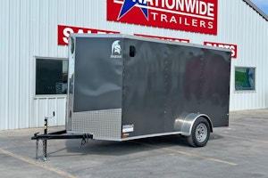 Spartan 6'x12' Enclosed Cargo Trailer w/ Rear Ramp Door (C2)