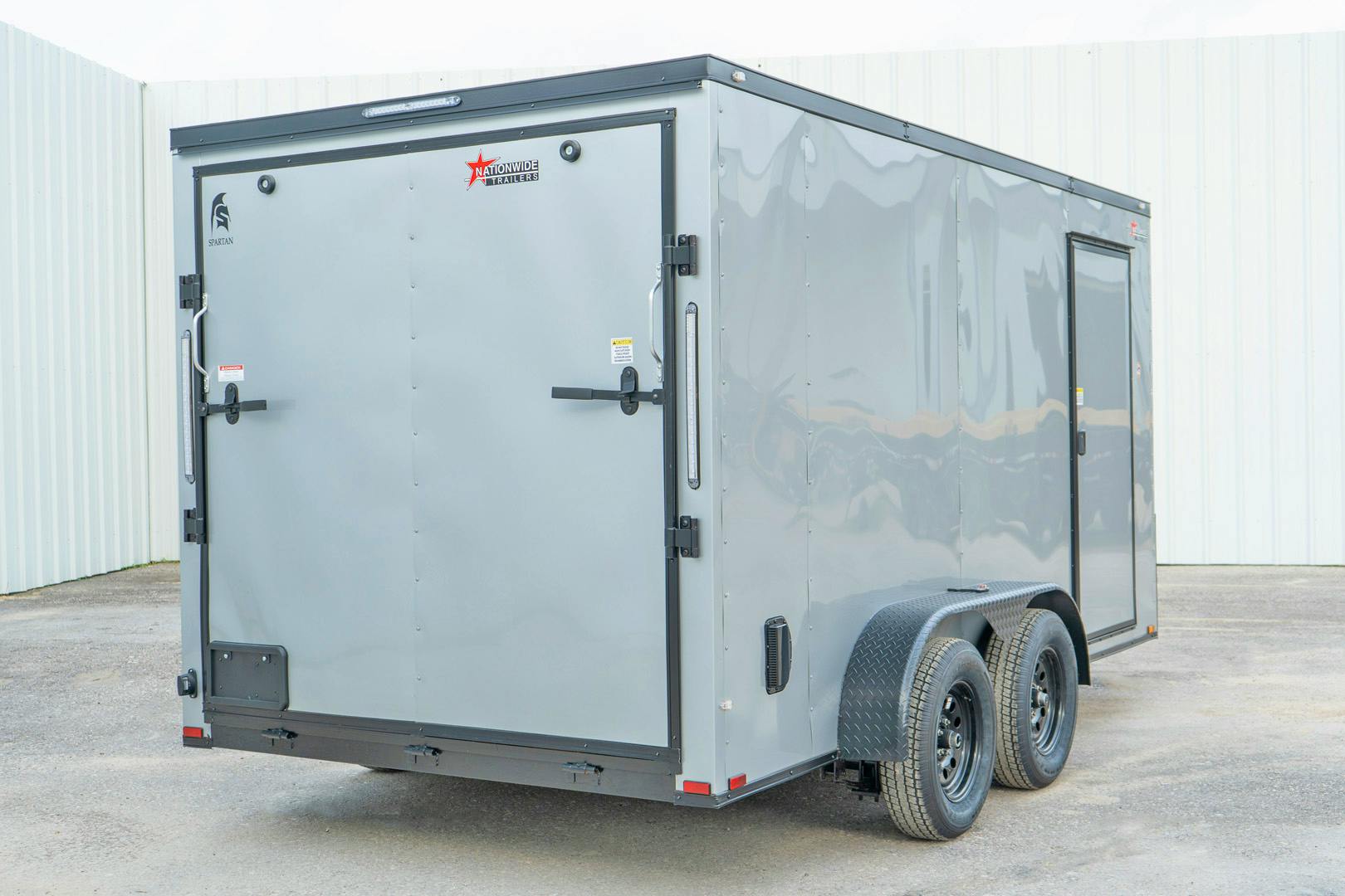 Spartan 7'x14' Enclosed Cargo Trailer w/ Rear Ramp Door (C2) - Image 13