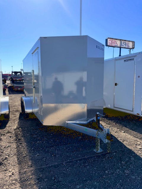 CellTech 7'x14' All-Steel Enclosed Cargo Trailer w/ Rear Barn Doors (C2) - Stock #85388 - Image 3 of 5