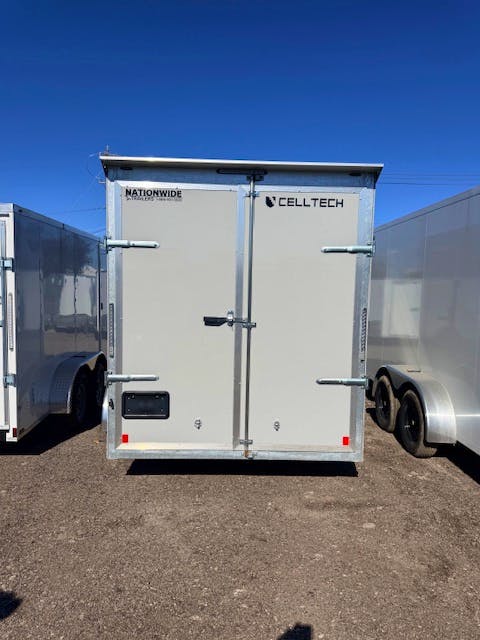 CellTech 7'x14' All-Steel Enclosed Cargo Trailer w/ Rear Barn Doors (C2) - Stock #85388 - Image 2 of 5